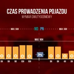 Ile kierowca może pracować w tygodniu? Sprawdź granice czasu pracy!