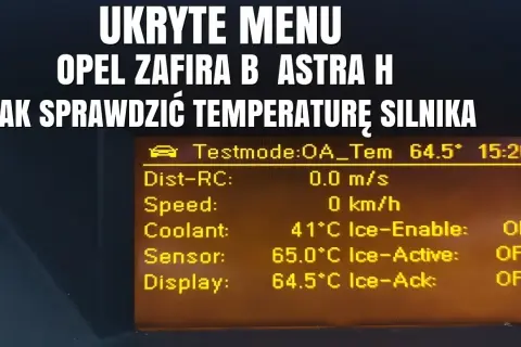 Jak prawidłowo sprawdzić temperaturę silnika w Oplu Astra H? Porady i metody