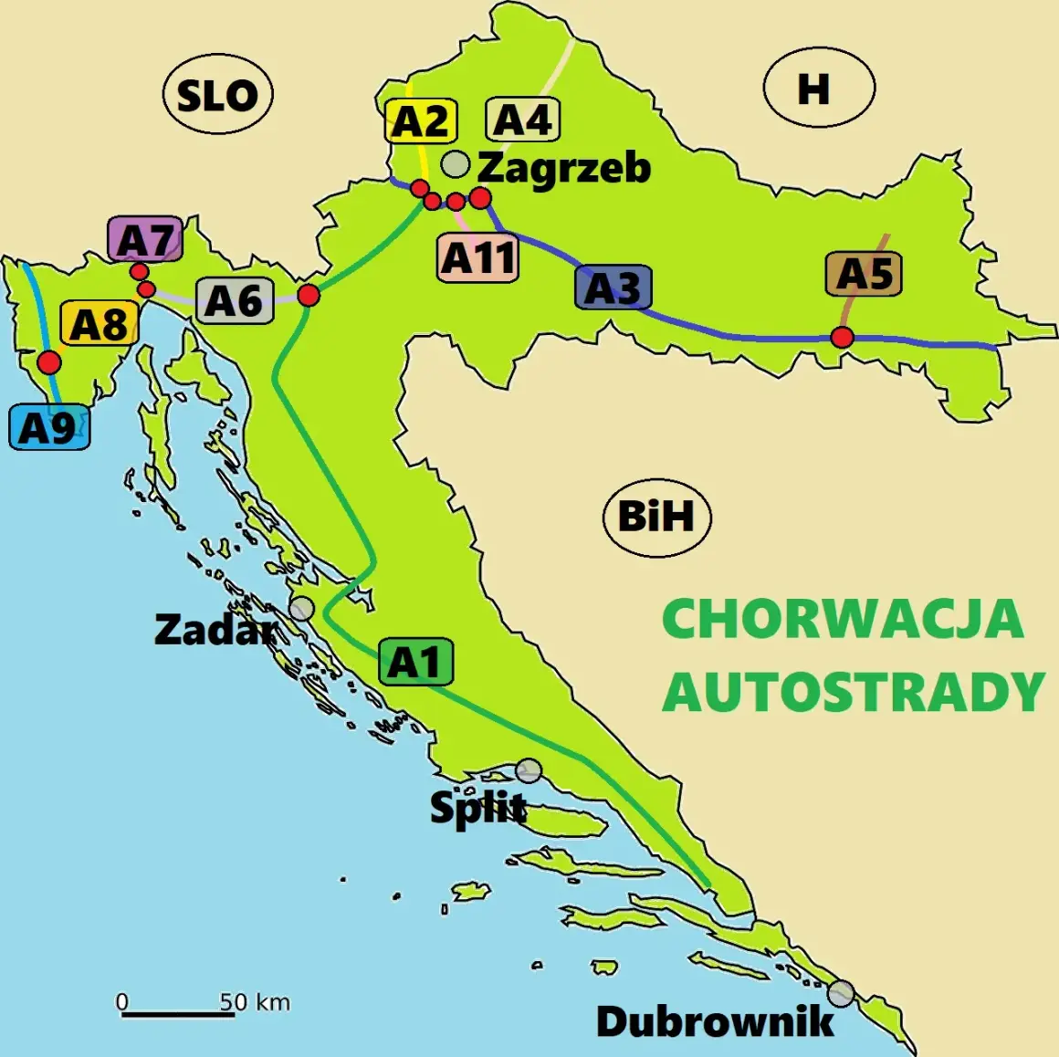Jakie autostrady w Chorwacji są płatne? Opłaty i ważne informacje.
